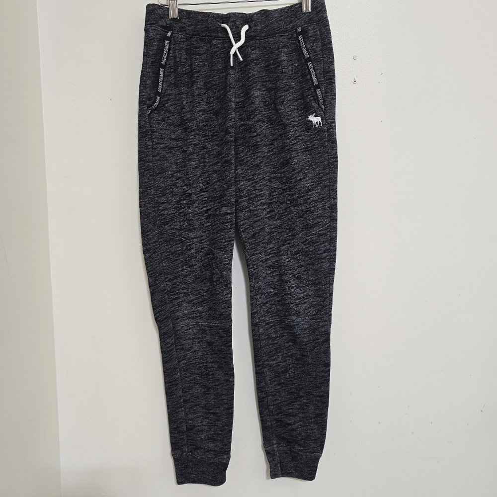 ABERCROMBIE KIDS size 13/14 Joggers Dark Heathered Gray